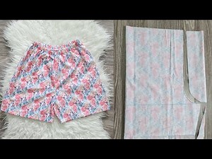 Very Easy Shorts | How to sew Shorts - Beginners Sewing Project