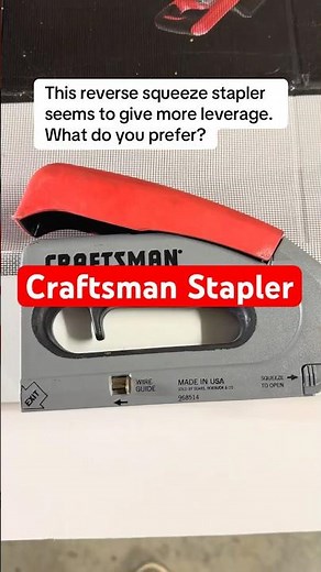 #craftsman #stapler