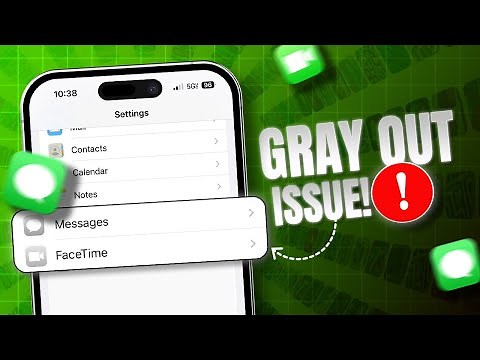 How to Fix FaceTime and iMessage Grayed Out in iPhone Settings | FaceTime and iMessage Not Working