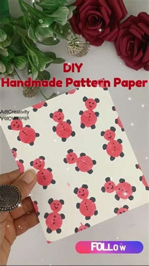 How to make paper pattern at home/17 easy and beautiful paper pattern idea/DIY paper patterns