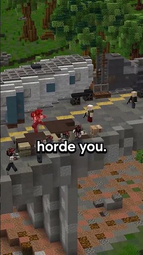 How to SURVIVE the hardest Minecraft server 💔😭👀 #minecraft #minecraftmemes #thewalkingdead