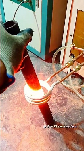 The Mesmerizing Glow of Precision High-Frequency Induction Metal Heating