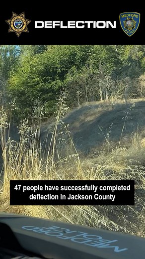 Jackson County Deflection Ride-Along with Medford Police —— JACKSON COUNTY, Ore. – In this video we ride along with the Medford Police Department (MPD) Livability Team and Jackson County Sheriff’s Office (JCSO) deputies to highlight our County’s Deflection program. Launched in late 2024, the program helps law enforcement guide eligible participants into treatment programs for substance use. Jackson County Deflection has enrolled 102 people as of July 22 with 47 people successfully completing and