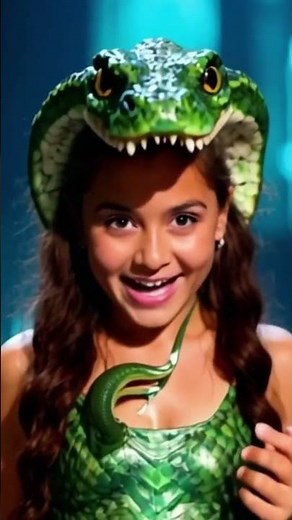 Girl Transformations Into Snakes #animals #marvel #creativemagic #ai #hybrid #aifusion #entertaining