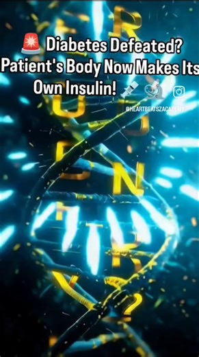 🚨 Diabetes Defeated? Patient's Body Now Makes Its Own Insulin! 💉🔬#InsulinRevolution #MedicalMiracle