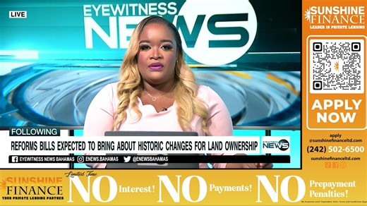 5.4K views · 17 reactions | Reforms bills expected to bring about historic changes for land ownership | Eyewitness News Bahamas | Facebook