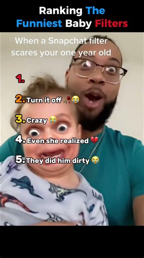 Ranking The Funniest Snapchat Baby Filters 😂 💔