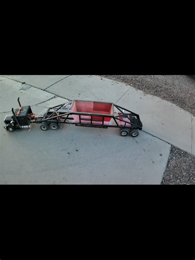 new 3d printed belly dump for my grand hauler #rc #semi #tamiya #bellydump