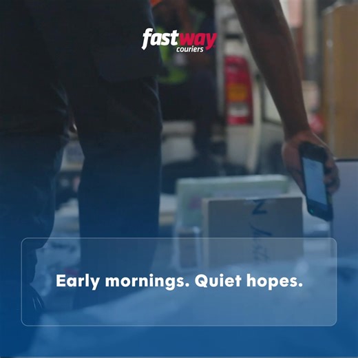 Every parcel tells a story. Every delivery carries a little bit of care. We make sure that story gets delivered so you can focus on the next chapter. Fastway. One less thing to worry about. #FastwayCouriers #SmallBusinessSA #CourierServices #BusinessLogistics #EcommerceSA #SupportLocalBusiness #OneLessThingToWorryAbout #SouthAfricaBusiness | Fastway Couriers South Africa