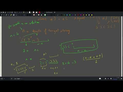 [CSES][Mathematics] Bracket Sequences II