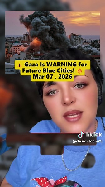 ⚠️ Gaza Is WARNING for Future Blue Cities! 🔥 #gaza #bluecities #warning #politics #usa