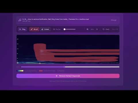 How to remove unwanted sounds from any audio or video