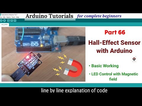 How to use A3144 Hall Effect Sensor with Arduino [with CODE] | Magnet pole detector device