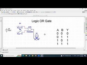 Logic OR Gate by Using Multisim