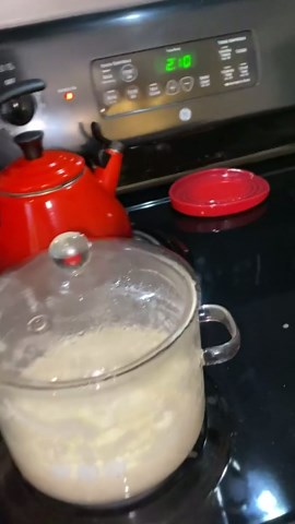 GANAZONO High Borosilicate Glass Stew Pot with Lid Clear Double-Handle Cooking Pot for Home Use Perfect for Soups and Noodles