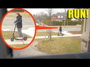 If you ever see him riding his scooter outside your house... Lock your doors & hide! (It's bad)