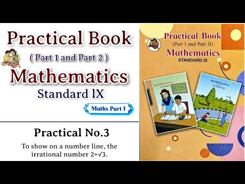 To show on a number | 9th class maths practical book answers | Std 9th maths practical book answer