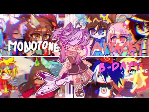 Monotone Attack fnf //COMPLETE AUDITION MEP//B-DAY