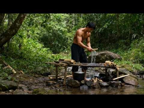 Using ancient techniques to build a mountain spring water system