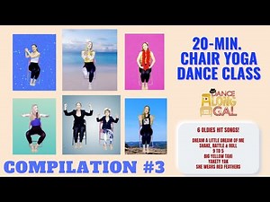 (20~min.) Chair Yoga Dance Class * Compilation #3 🤩OLDIES dance workout songs! SENIORS seated dances