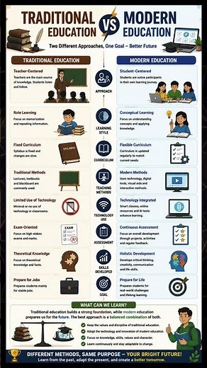 Traditional vs Modern Education | Which Learning System is Better?