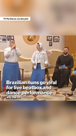 Two Brazilian nuns have gone viral after dropping an impromptu beatbox and dance session during a Catholic television program. | New York Post