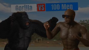 991K views · 7.1K reactions | 1 Gorilla vs. 100 Men is an actual game coming to Steam.  #1Gorillavs100Men #Game #Gaming #Gamer #Steam | Qndzy Gaming | Facebook