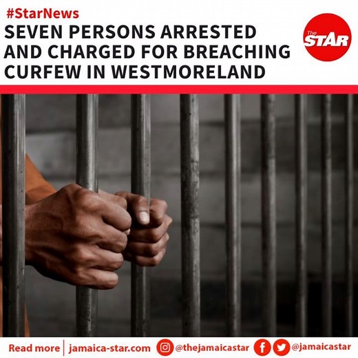 Jamaica Star on Instagram: "#StarNews: Seven persons in Westmoreland were yesterday arrested and charged with breaches under the Disaster Risk Management Act (DRMA). Read FULL STORY on our IG STORY"
