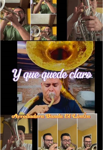 Y que quede claro - Espero que les guste esta colaboración con estos buenos músicos del Estado de México 🇲🇽 🫡♥️ #virql__video #tik_tok #trendingvideo #viral #brass #viralvideos #musica #arrolladorabandalimon #trompeta #trendtiktok