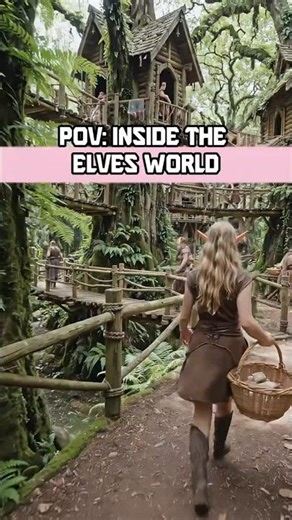 Inside the Most Disciplined Elf Village Ever Built #fantasy #elves #youtubeshorts