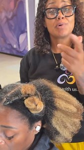 The cool thing about the Flourish products is you can mix and match them however you want if moisture is your goal this year. With her, because she has color, high dense hair and coarse strands, I can use literally every product with her hair. We could have also used the butter and foam, the foam and gel, the gel and cream oil, the butter and cream oil, the foam and cream oil and literally any combo you want. If moisture is your goal this year, this is the play. I tagged them in the post. Let us