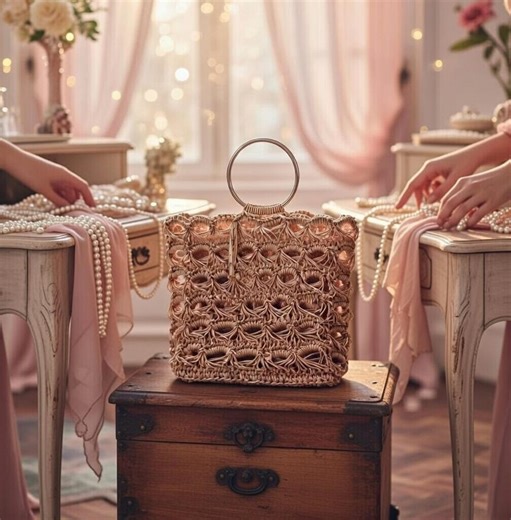 Patron de sac en filet au crochet PDF | Cabas bohème à poignée annulaire | Porte-monnaie d'été au crochet | Téléchargement numérique - Etsy France