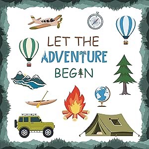Back to School Decorations, Let The Adventure Begin Classroom Bulletin Board Decorations Travel Theme Bulletin Board Borders Sets Cutouts for First Day of School Classroom Office Party Decorations