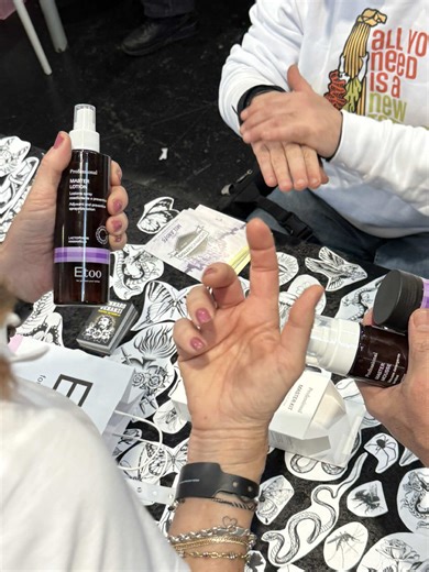 Etoo and Etoo Master Team at Milan Tattoo Convention