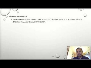 Certified Data Management Professioal (CDMP) Chapter 1 - Data Management - Session 1