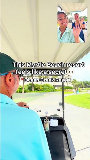 Ocean Creek Resort is the resort HIDDEN GEM of Myrtle Beach!👀👏 #shorts #resorts #vacation #travel