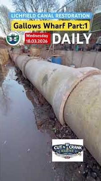 Gallows Wharf Wednesday Part:1 #canal #construction #restoration