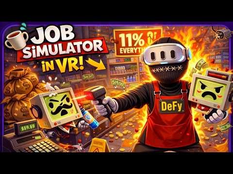 Job Simulator But I'm STILL the WORST Cashier (Part 2)