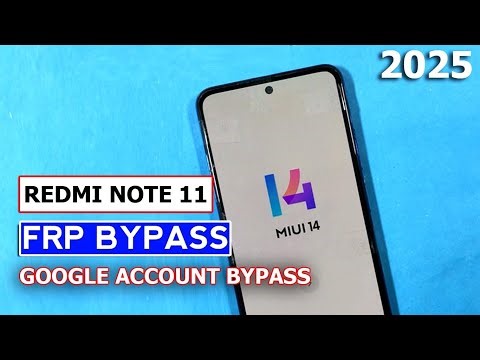 How to Redmi Note 11 Frp Bypass Miui 14 2025 | Xiaomi /redmi Note 11 Google Account Bypass 2025