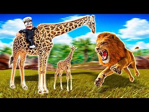 SAVANNAH LIFE of a GIRAFFE in ROBLOX