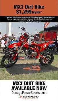 Denago MX3 Dirt Bike Starting at $1,299*