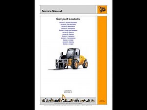 JCB 520-40, 524-50, 527-55 Compact Loadalls Service manual