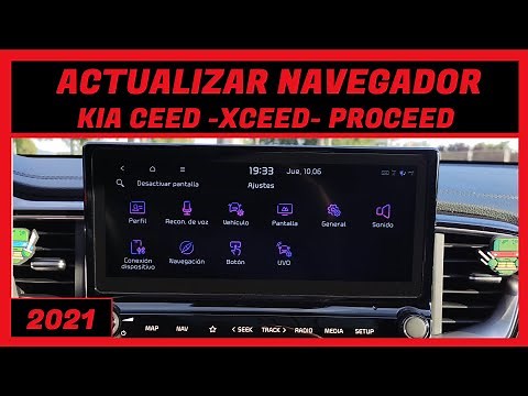 KIA CEED ACTUALIZAR MAPAS - NAVEGADOR - UVO [2021] [ CEED - XCEED - PROCEED ]