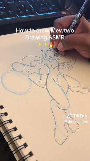 How to Draw Mewtwo: Step-by-Step ASMR Guide