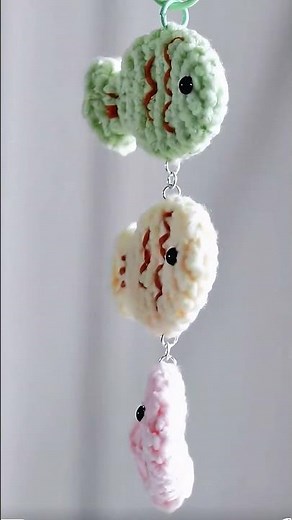 Adorable Crochet Fish Keychain for Kids - Easy DIY Gift Idea, Beginner-Friendly Tutorial #crochet
