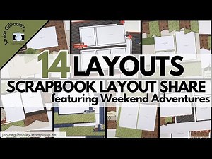 14 Outdoor Scrapbook Layouts - 1 Paper Pack | Clean & Graphic Style | Stampin' Up!