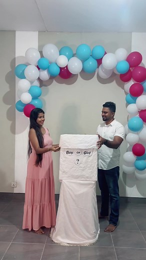 Boy to Girl Transformation Gender Reveal Party in Sri Lanka
