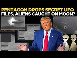 LIVE: UFO SECRETS Finally Revealed, Pentagon’s Explosive Dump Features ‘Mystery Moon Star