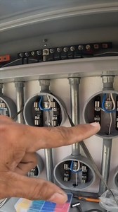 MULTI METERING | TERMINATION #followers #highlights #ServiceEntrance #grounding #installationworks | Galawang Electrical