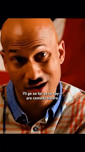 Key & Peele on Instagram: "🥸 The Mustache of Misunderstanding The scene begins with one friend (Jordan Peele) completely baffled by the other's (Keegan-Michael Key) choice of facial hair. He calls it a "Hitler mustache." But our hero, the connoisseur of comedy, quickly corrects him. No, no, no, dog! This isn't a symbol of historical evil; it's a tribute to the comedic genius of Charlie Chaplin and the silent-film era! He's not going to let a "monster from the 20th century dictate fashion